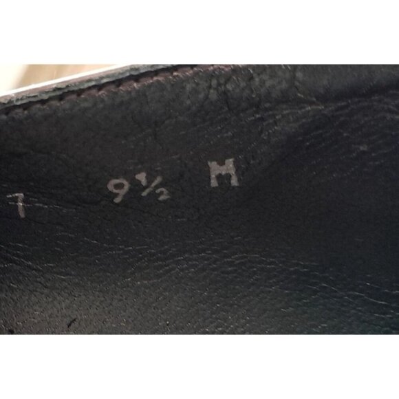 Stuart Weitzman Size 9.5M Y2K Platform Chunky Metallic Gold Loafer Shoes - Picture 7 of 11